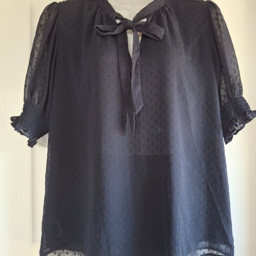 Ann Taylor short sleeve blouse size S